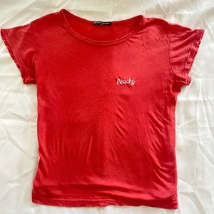 Orange/red Brandy Melville Top